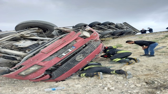 Cip ile tır çarpıştı: 1 yaralı