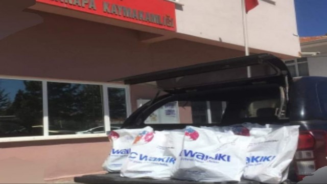 Çocukların evlerine bayram hediyesi gönderildi