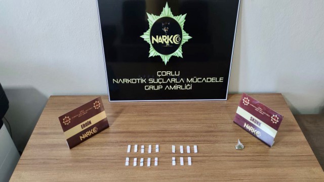 Çorluda polis uyuşturucuya geçit vermiyor