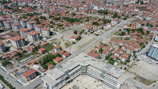 Çorum Belediyesinden yeni bisiklet yolu
