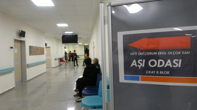 Çorumda aşı çalışmaları bayramda da devam edecek