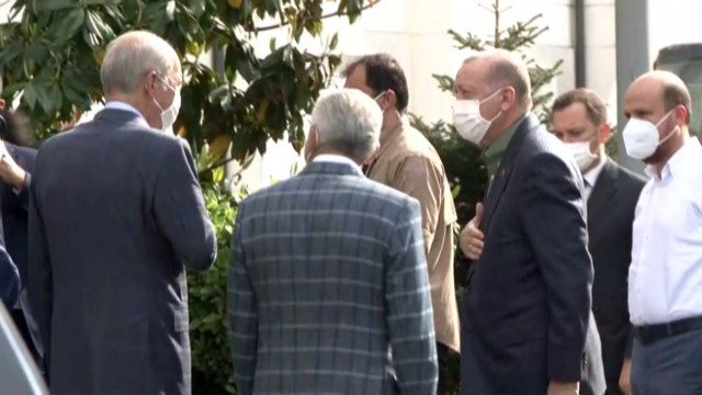 Cumhurbaşkanı Erdoğan, AK Parti İstanbul İl Başkanlığına geldi