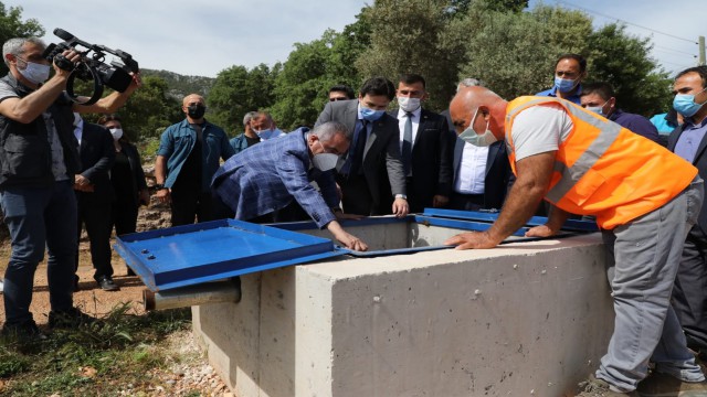 Demre Sulama Tesisi Böcek tarafından hizmete alındı