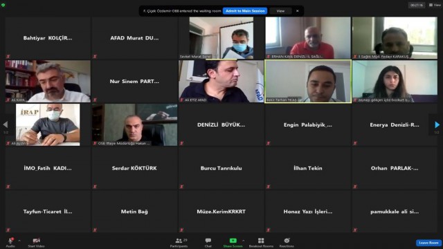 Denizlide İl Afet Risk Azaltma Planı başlatıldı