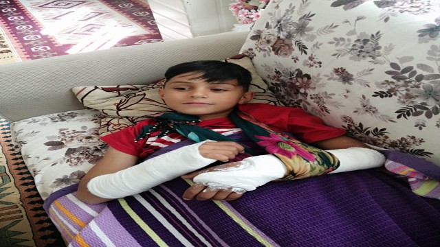 Ders çalışmaya giden öğrencinin 2 kolu kırıldı