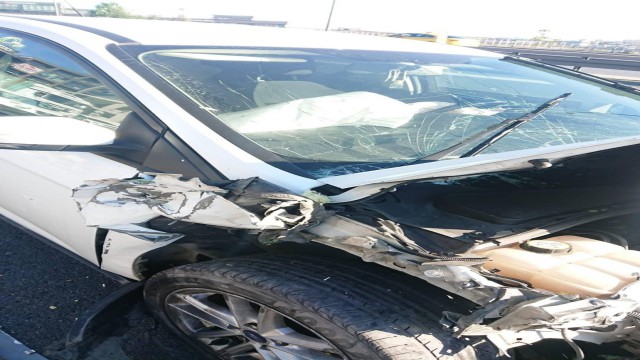 E-5 karayolunda seyir halindeki sürücü tartıştığı diğer sürücünün aracına çarptı