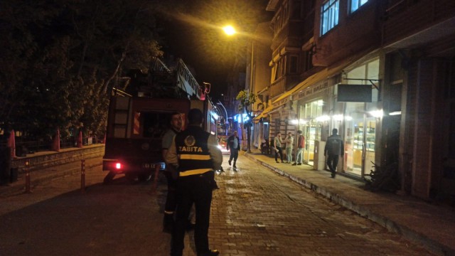 Ekmek fırınında korkutan yangın