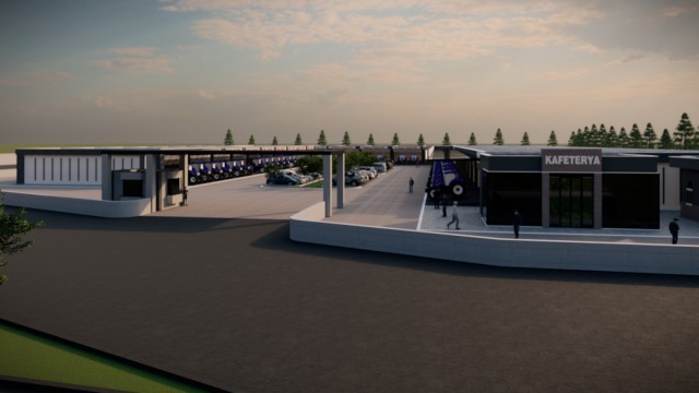 Elazığda traktörcüler sitesinin yapımı sürüyor