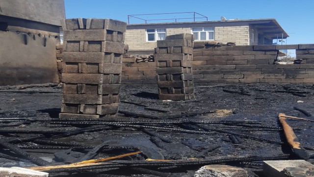 Elektrik kontağı yangına neden oldu