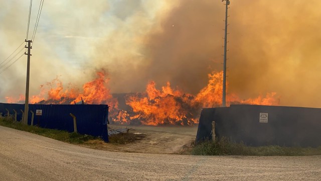 Enerji santrali ikinci kez alevlere teslim odu