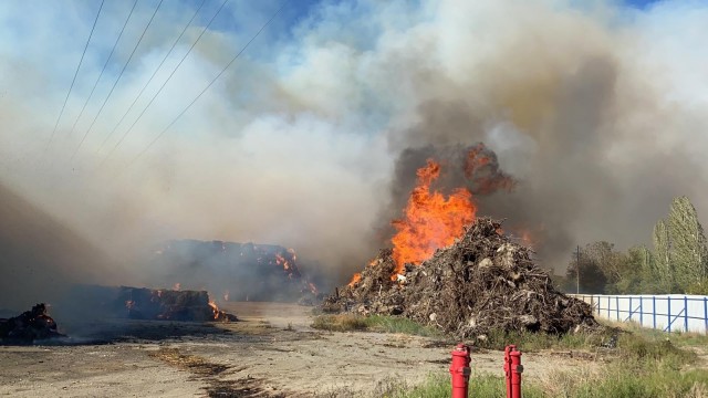 Enerji santralinde yangın çıkan yangında sabotaj iddiası