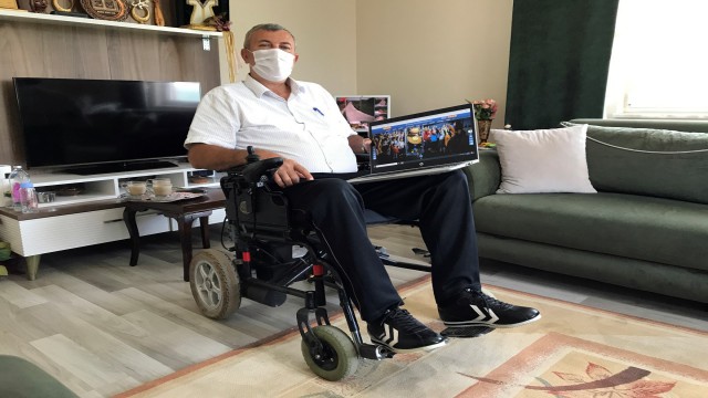 Engelli muhtarın talebi yerine getirildi