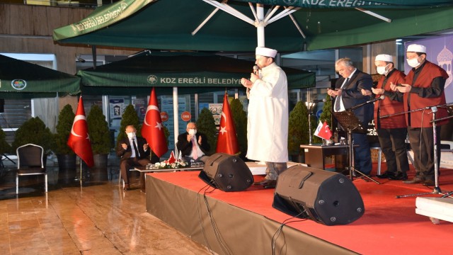 Ereğli semalarında Kuran sesleri yükseldi