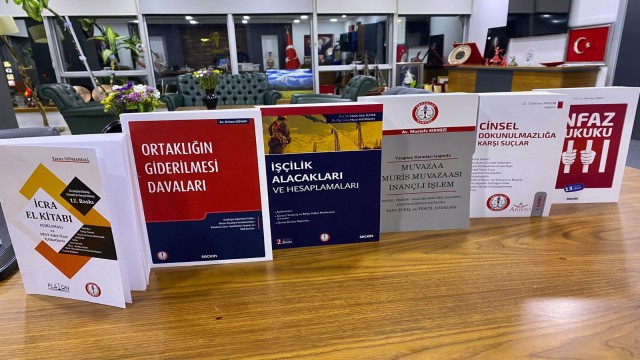 Erzincan Barosunca avukatlara dağıtılmak üzere 6 adet kitabın daha basımı gerçekleştirildi