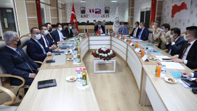 Erzincanda asayiş ve kaymakamlar toplantısı yapıldı