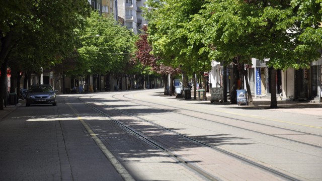Eskişehir Ramazan Bayramında sessizliğe büründü