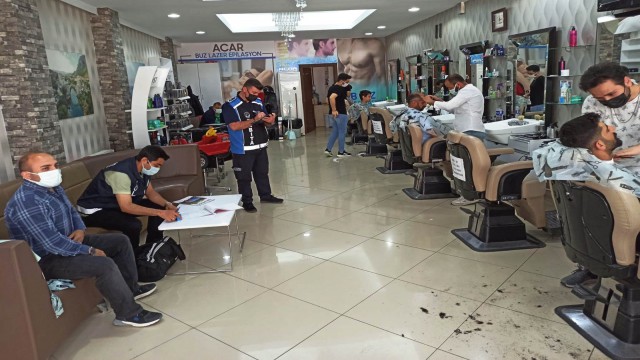 Esnafa COVID-19 denetimi