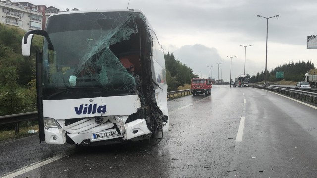 Feci kaza sebebiyle kapanan TEMin Ankara istikameti trafiğe açıldı
