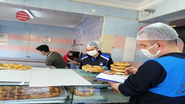 Fırınlara gramaj ve hijyen denetimi