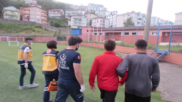 Genç futbolcular darp edildi