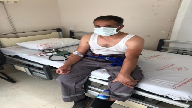 Gercüşte bir kişiyi akrep soktu