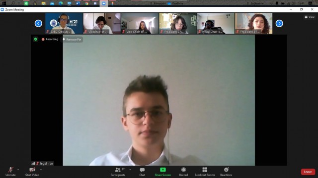 GKVliler 2021 Onlıne Model Birleşmiş Milletler Konferansına katıldı