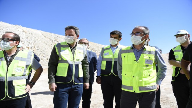 Gökpınar Barajının gövde dolgusunun yüzde 90ı tamamlandı