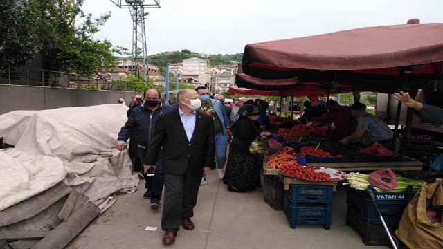 Gülüçte pazar yeri denetimi