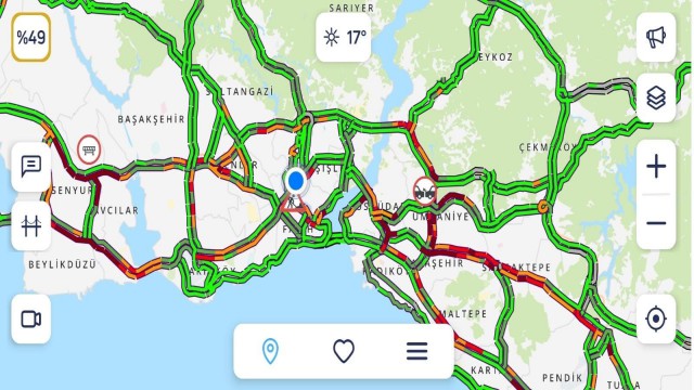 Hafta sonu kısıtlaması sona erdi, trafik çilesi başladı