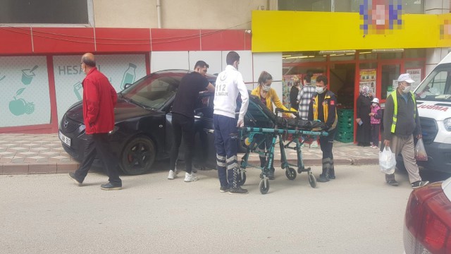 Hastalığı nedeniyle bilincini kaybeden sürücü kaza yaptı