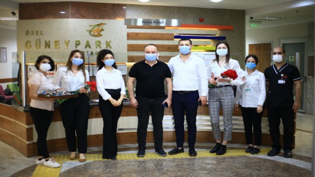 Hatayda 19 sağlıkçıdan 19 Mayıs mesajı