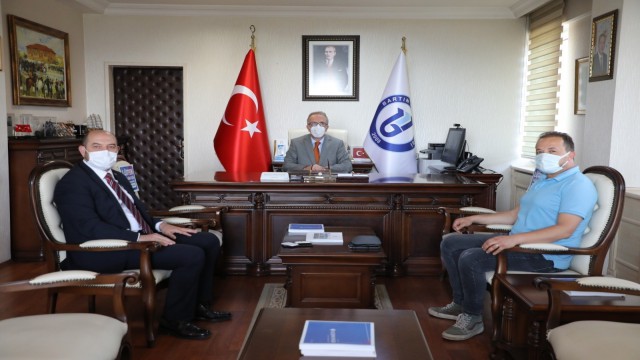 Havelsan Genel Sekreteri Yaylı, Rektör Uzunu ziyaret etti