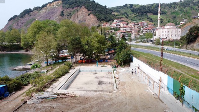 Havuz ve Aqua Park için çalışmalar hızlandı