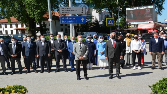 Hendekte 19 Mayıs törenle kutlandı
