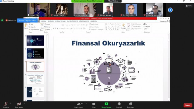 HKÜ öğrencilerinden ‘kripto paralar semineri