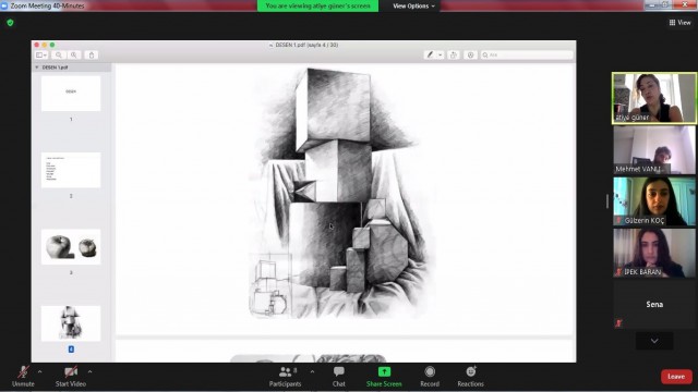 HKÜde Online Desen Bilgisi konferansı düzenlendi