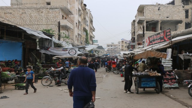 İdlibte bayram hazırlıkları başladı