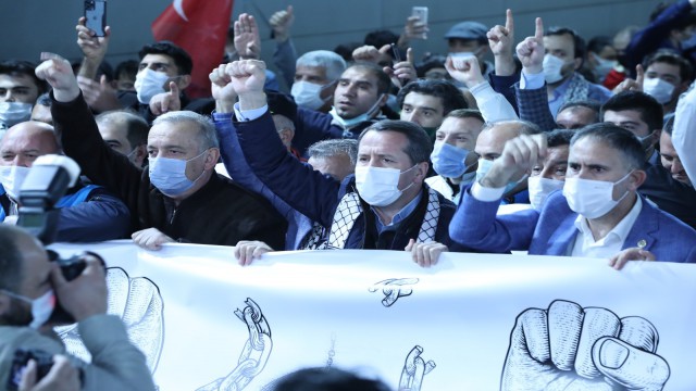 İsrailin Mescid-i Aksaya yönelik saldırıları Ankarada protesto edildi