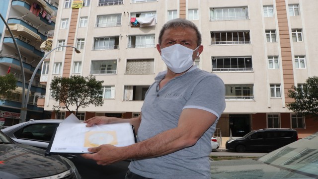 İstanbuldan Ankaraya yürüyen baba çocuğunu görmek için geldiği Samsundan eli boş döndü