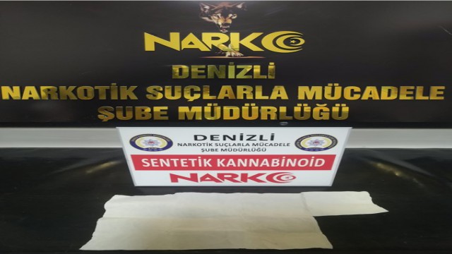 Kağıda emdirilen uyuşturucu madde ile kent girişinde yakalandı