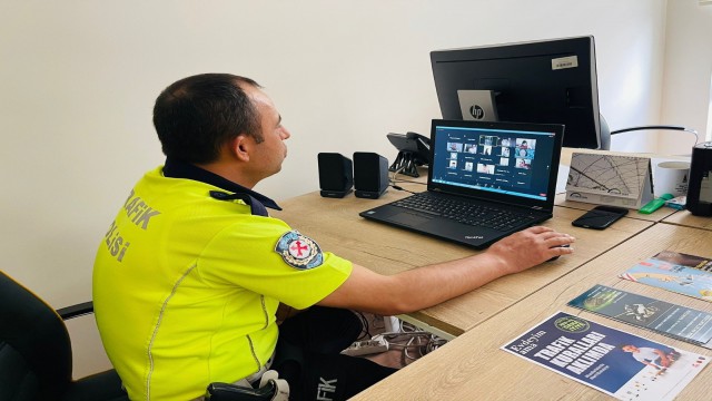 Kahramanmaraşta öğrencilere trafik eğitimi