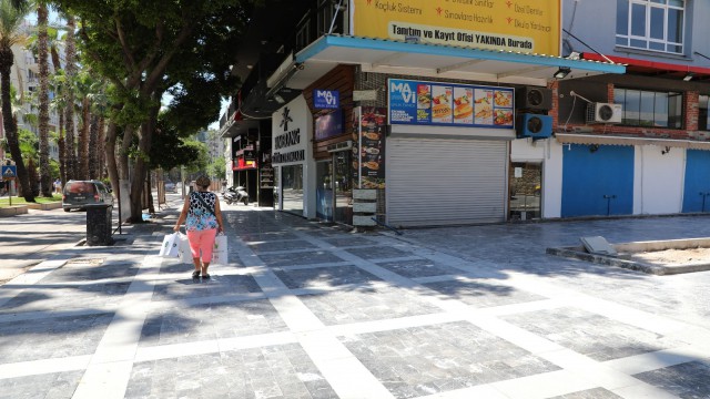 Kaleiçi çevre düzenleme çalışması sürüyor