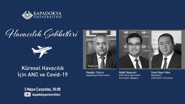 Kapadokya Üniversitesinde küresel havacılık için Kovid-19 konuşuldu