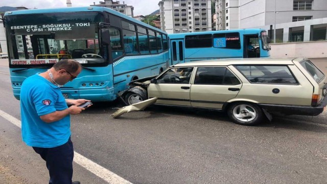 Karabükte iki ayrı trafik kazası: 2 yaralı
