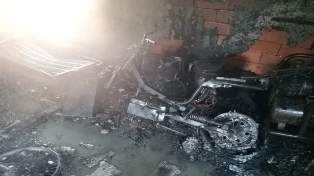 Karamanda depo yangını