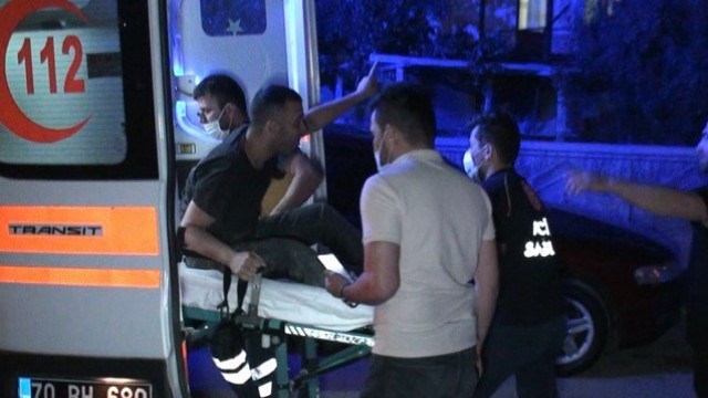 Karamanda silahlı kavga: 1 yaralı