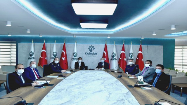 Karatayda korona virüs ile mücadele toplantısı gerçekleştirildi