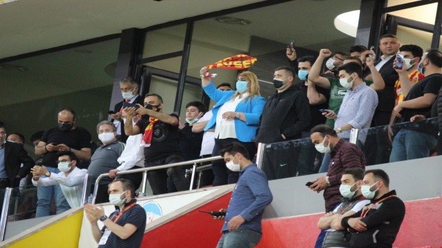 Kayserisporda ligde kalma sevinci