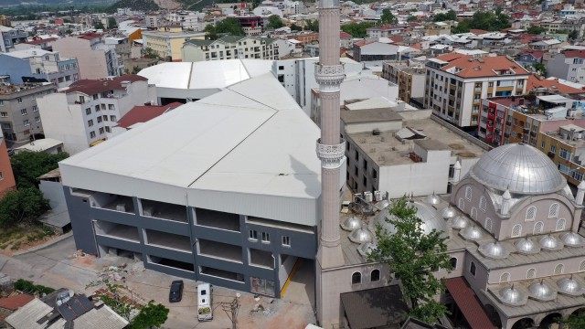 Kestel otopark ve pazar alanında son rötuşlar