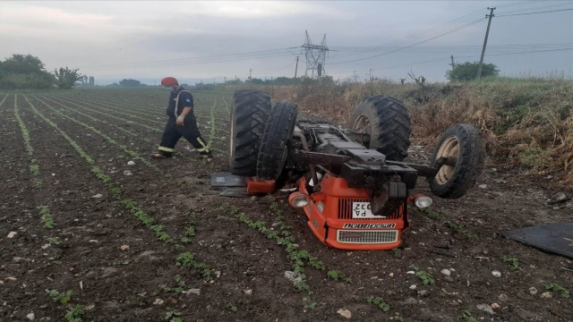 Kırkağaçta traktör kazası: 1 ölü